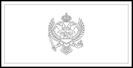 Флаг России без цвета