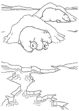 Кубик льда рисунок