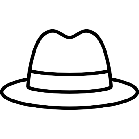 Шляпа трафарет