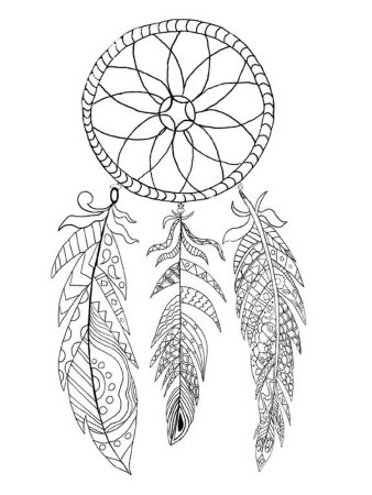 Мандала Ловец снов Сова