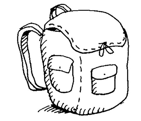 Рюкзак раскраска для девочки