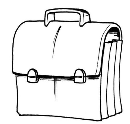 Раскраска школьные принадлежности