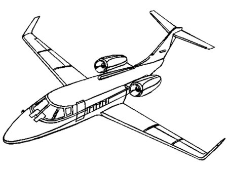 Раскраска самолет Аэробус а380