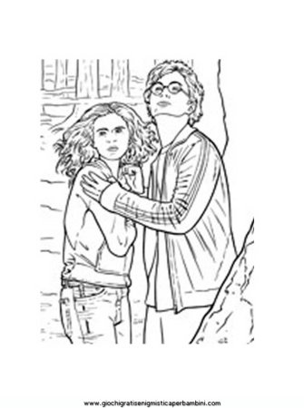 Раскраска Гермиона Грейнджер в полный рост