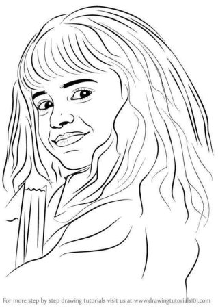 Раскраска Гермиона Грейнджер