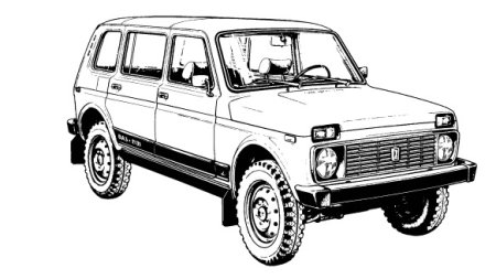 ВАЗ 2131 Нива раскраска