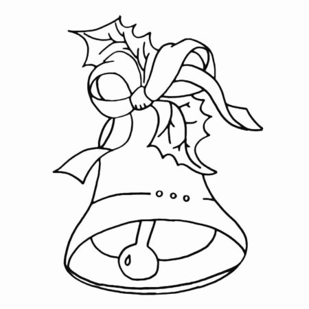 Новогодние колокольчики раскраска