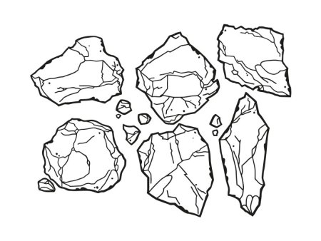 Камушки раскраска