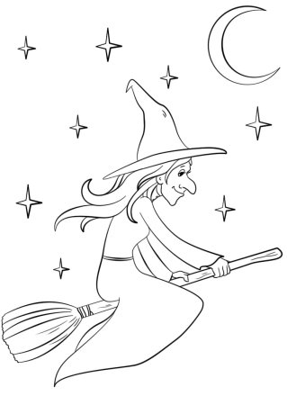 Рисунки для срисовки ведьмы