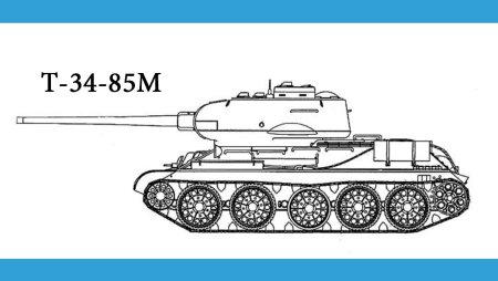 Танк т-34-85 раскраска