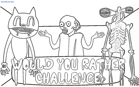 Раскраски сиреноголового и Картун кета