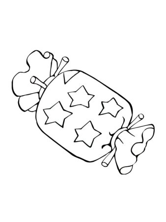 Раскраска конфеты