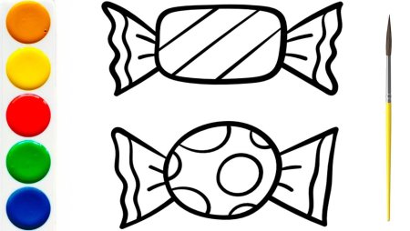 Эскиз конфеты