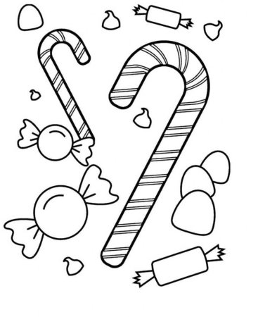 Конфетка раскраска для детей