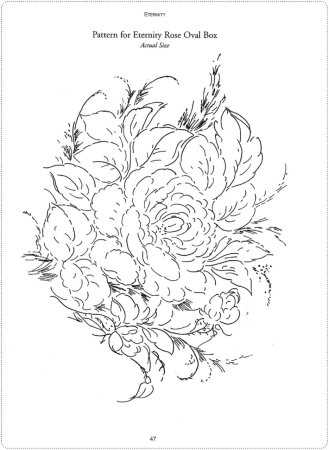 Жостовская роспись эскиз