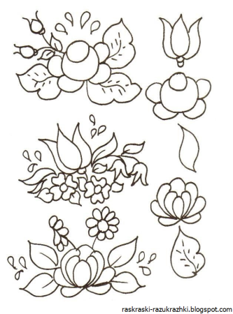 Узоры для росписи по дереву