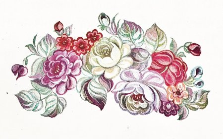 Роспись Жостово трафарет