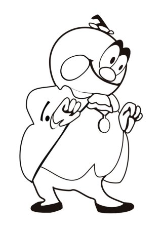 Чиполлино. Раскраска