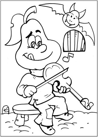 Герои Чиполлино раскраска