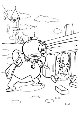 Чиполлино. Раскраска