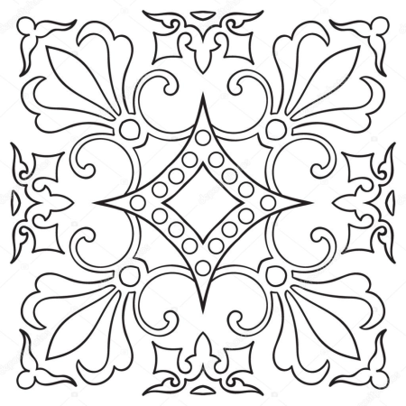 Трафареты для росписи плитки