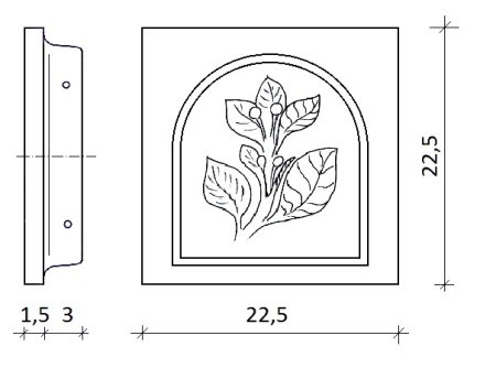 Изразцы чертеж