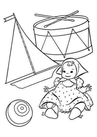 Раскраска зайчик