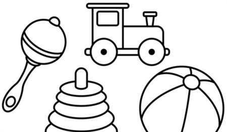 Раскраска игрушка Медвежонок