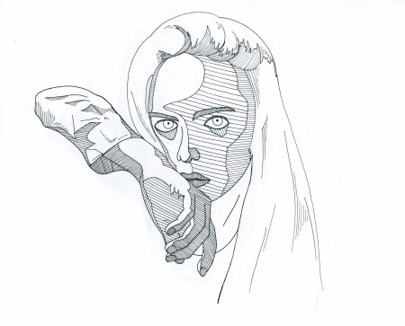 Билли Айлиш лайн арт