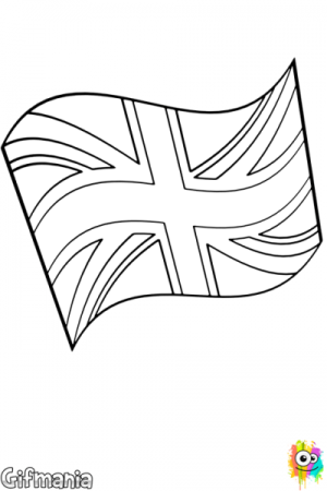 Британский флаг раскраска