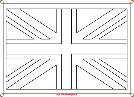 Трафарет британского флага