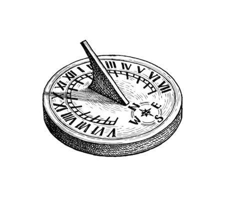Рисунок солнечных часов