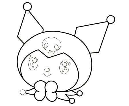Kuromi раскраска