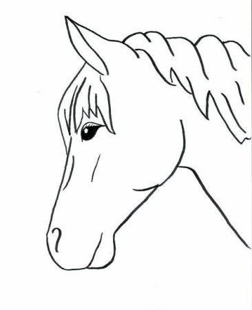 Морда лошади для детей