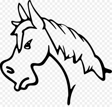 Голова лошади рисунок