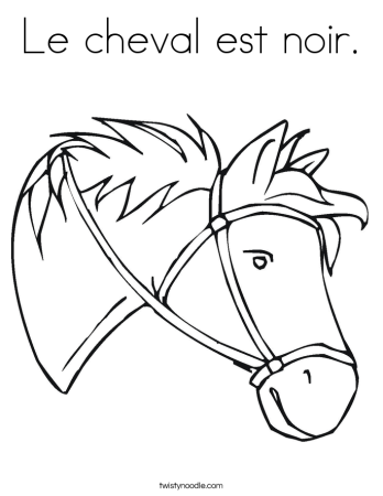 Морда лошади трафарет