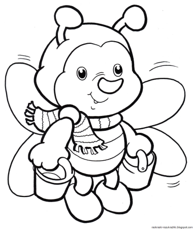 Раскраска. В детском саду