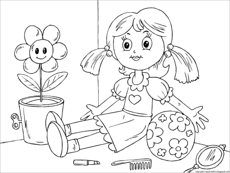 Детские раскраски для детского сада