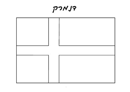 Флаг Англии раскраска