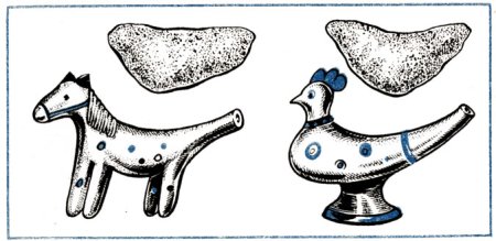 Дымковская раскраска Дымковская игрушка