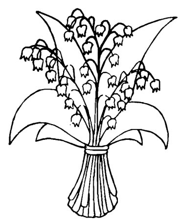 Весенние цветы раскраска для детей