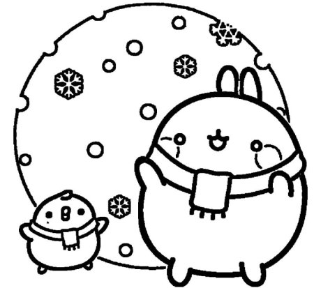 Новогодний Пушин раскраска