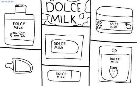 Раскраска косметики Dolce Milk