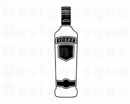 Водка на прозрачном фоне