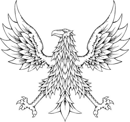 Герб России раскраска