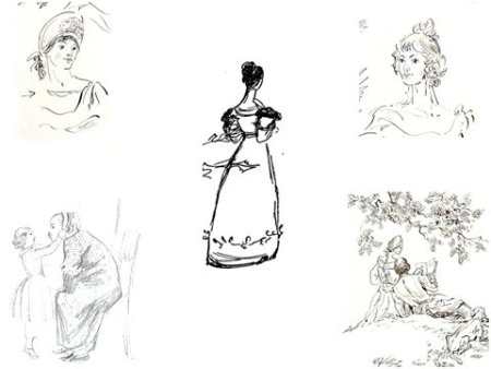 Дубровский и Маша иллюстрации к роману