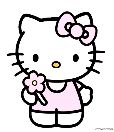 Детская раскраска Хелло Китти