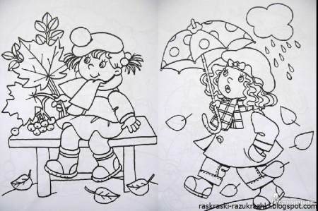 Раскраска природа для детей