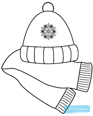 Шапка раскраска