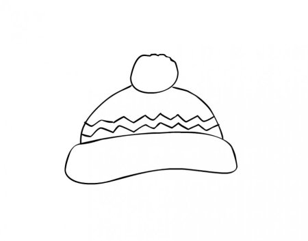 Шапка раскраска